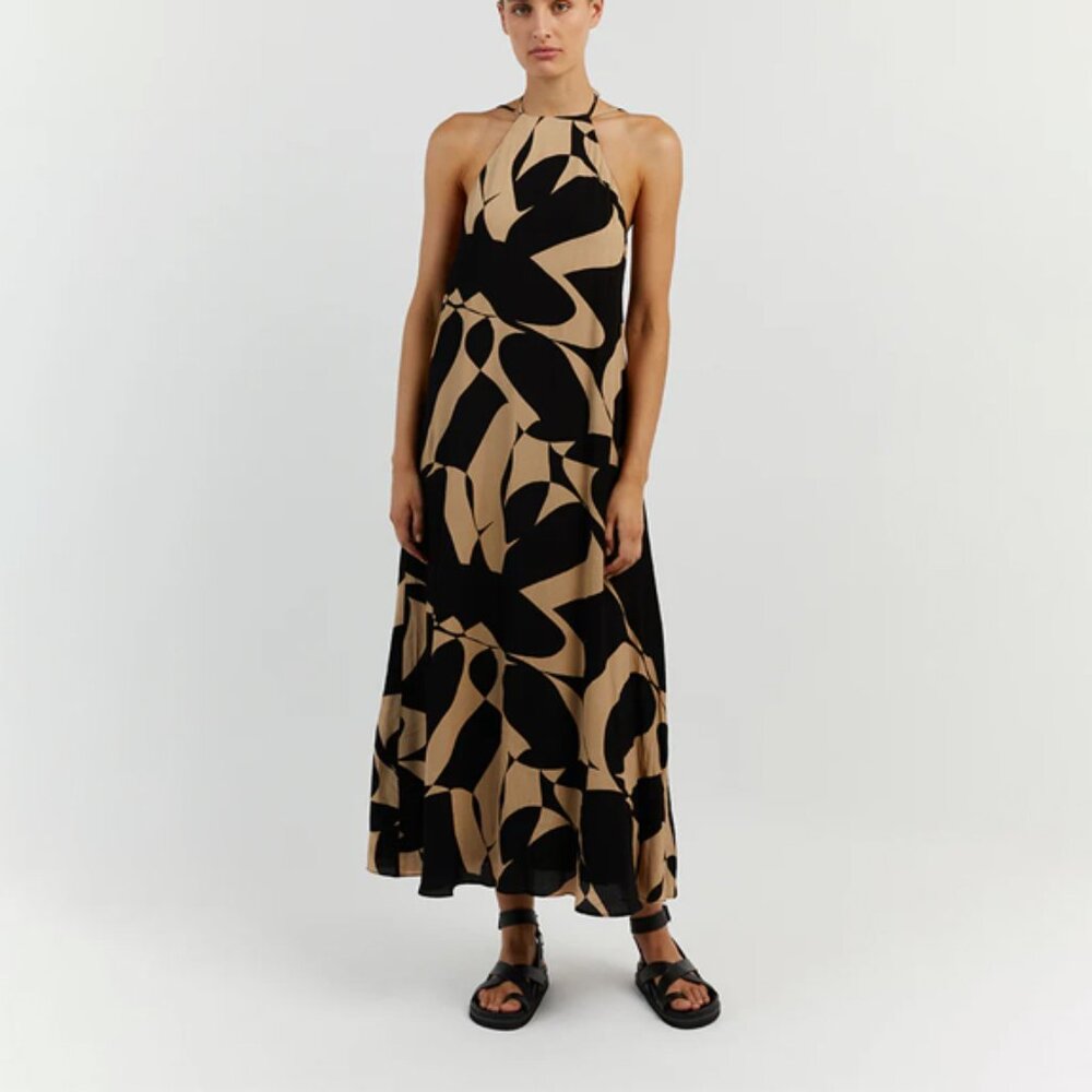 DISSH Maple Camel Slip Maxi Dress